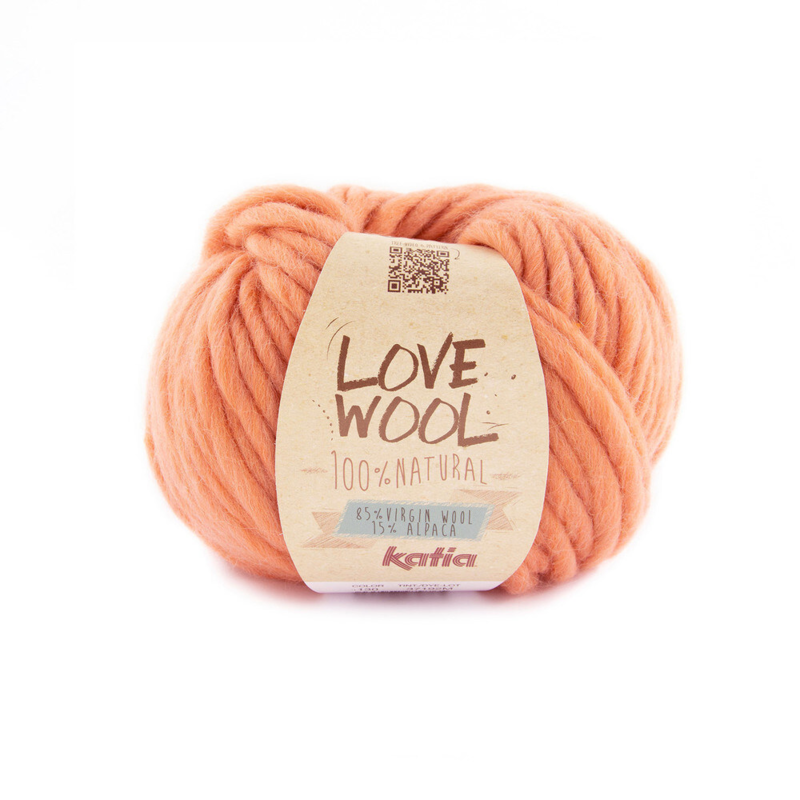 Katia Love Wool 130 Helllachsfarben