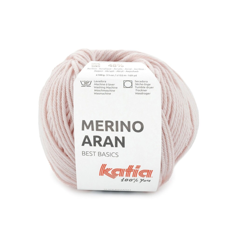 Katia Merino Aran 112 Sehr helles Rosa