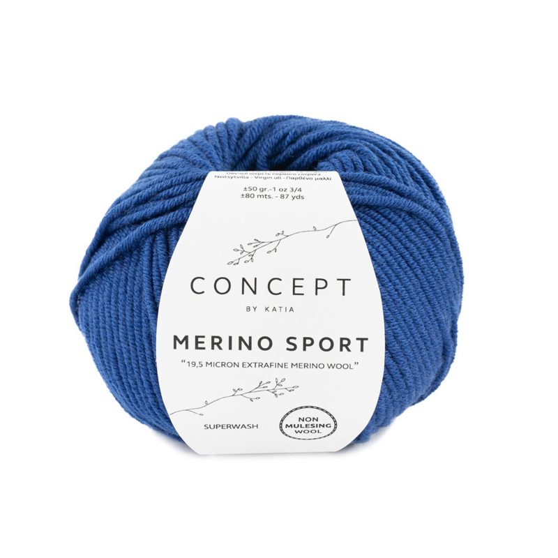 Katia Concept Merino Sport 051 Klarblau