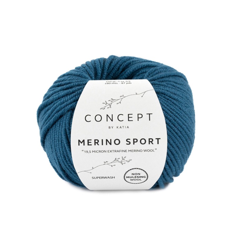 Katia Concept Merino Sport 033 Dunkeltürkis