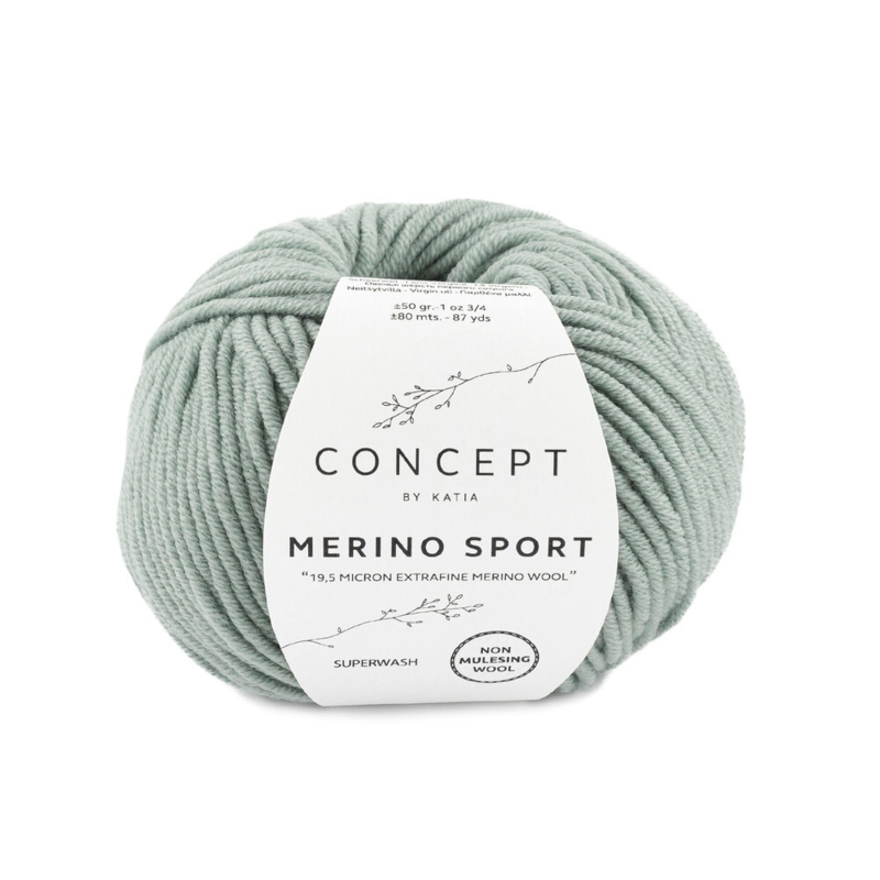 Katia Concept Merino Sport 059 Resedagrün