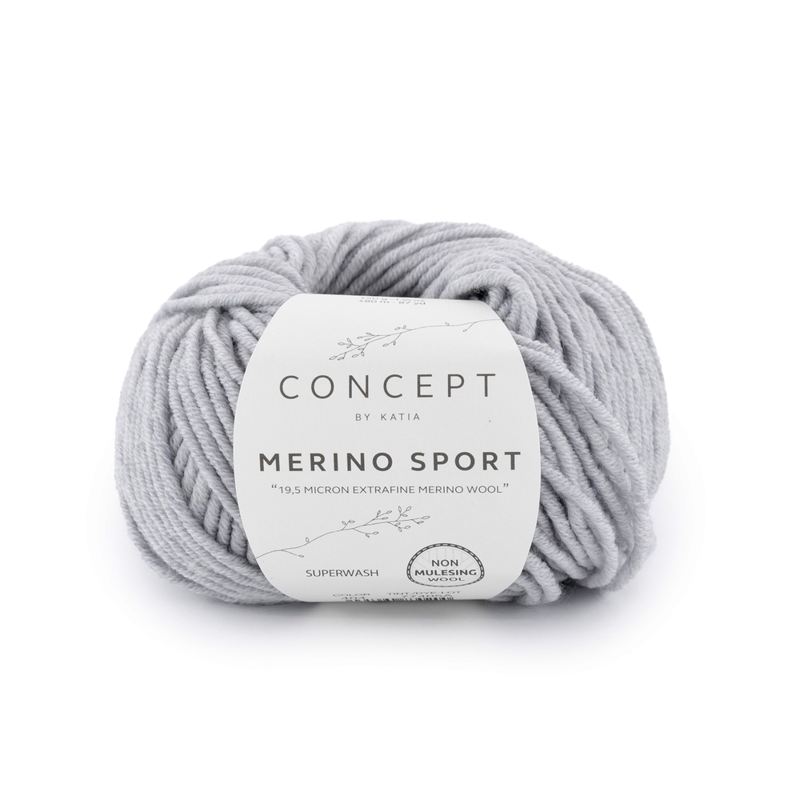 Katia Concept Merino Sport 404 Hellgrau