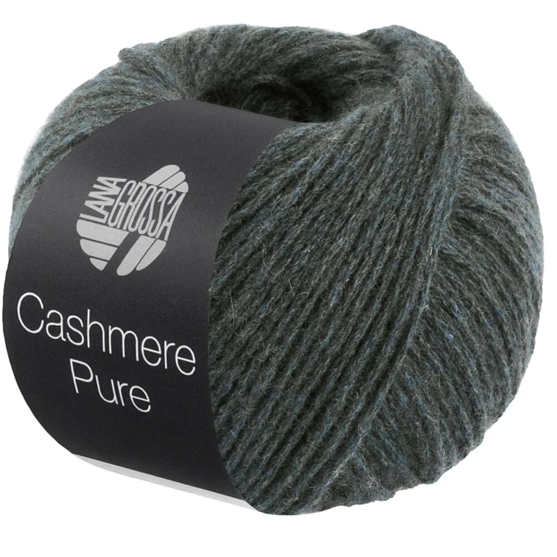 Lana Grossa Cashmere Pure 33 Dunkles Graublau