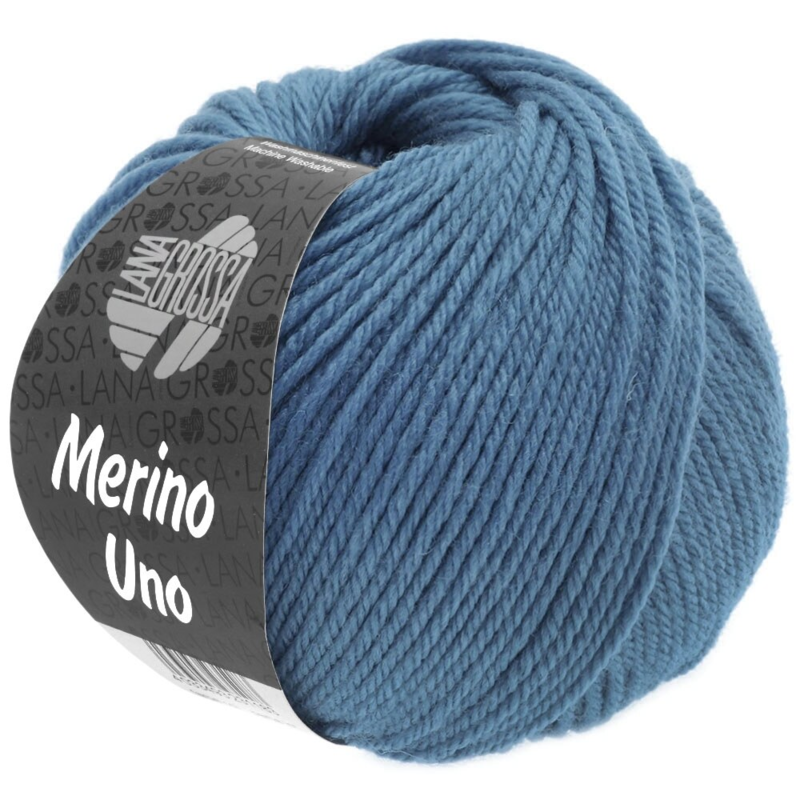 Lana Grossa Merino Uno 27 Taubenblau