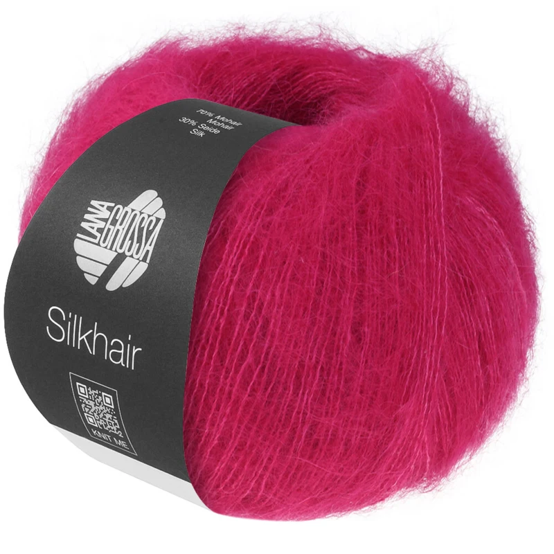 Lana Grossa Silkhair 224 Dunkelpink