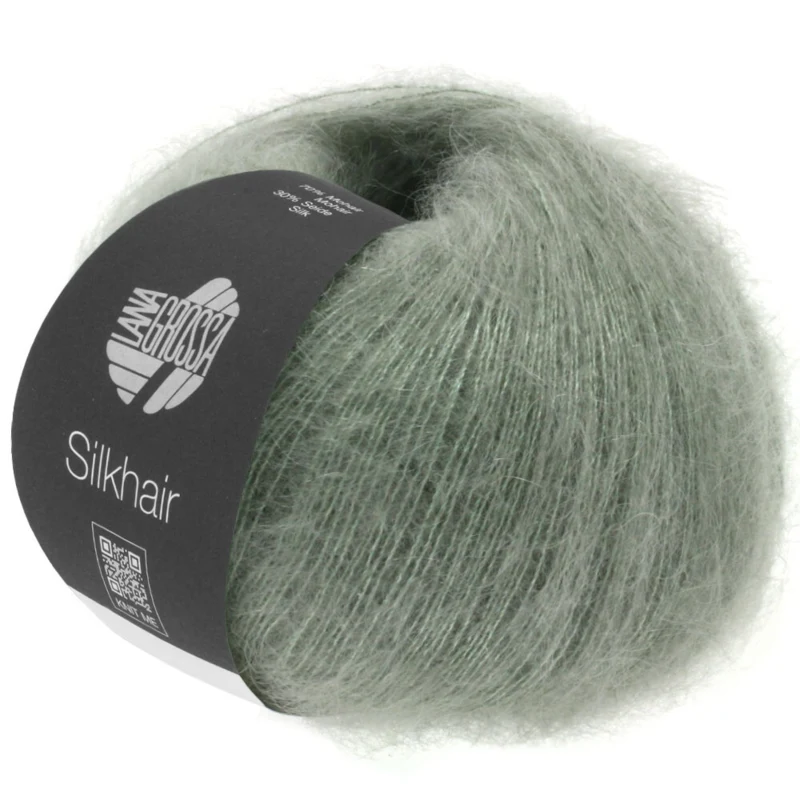 Lana Grossa Silkhair 105 Graugrün