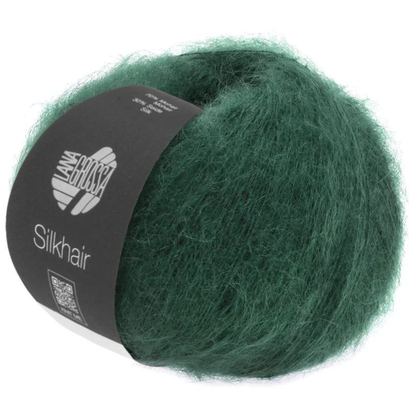 Lana Grossa Silkhair 110 Dunkelgrün