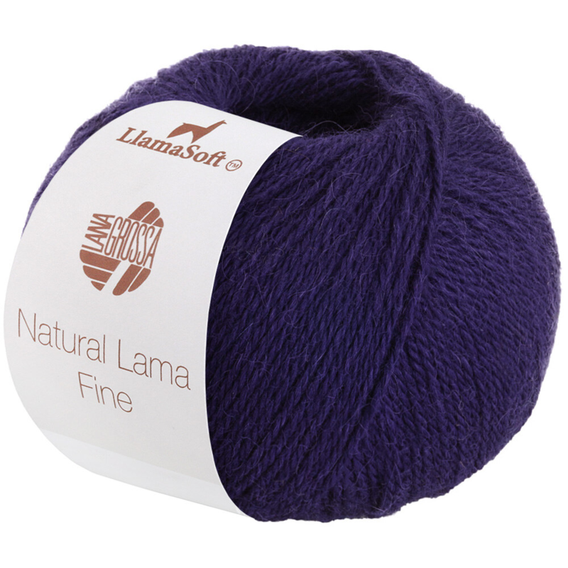 Lana Grossa Natural Lama Fine 106 Marineblau