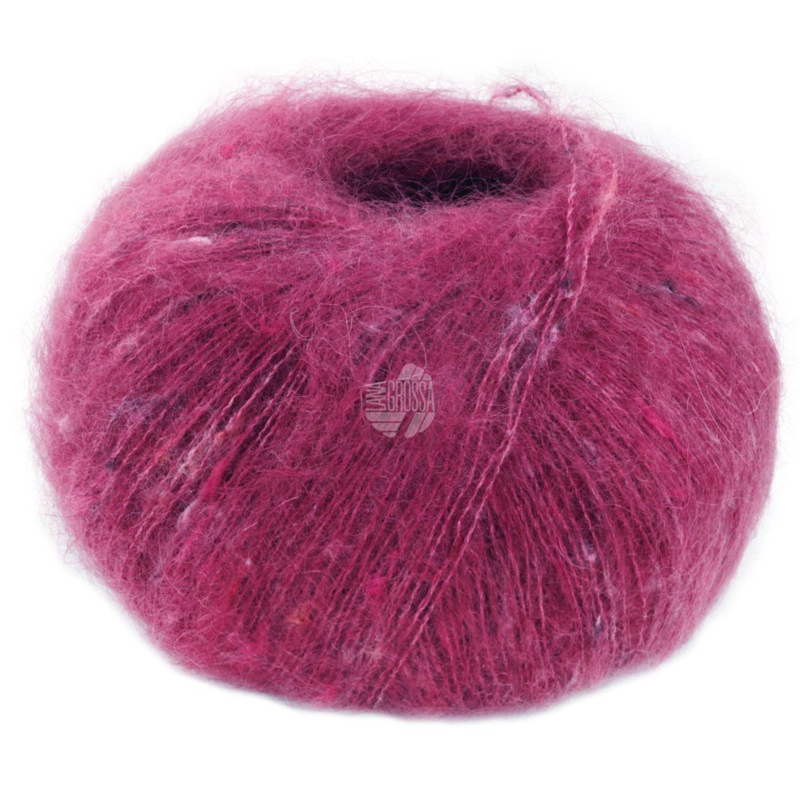 Lana Grossa Natural Superkid Tweed 628 Fuchsie