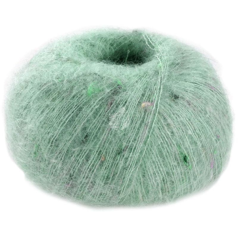 Lana Grossa Natural Superkid Tweed 632 Mintgrün