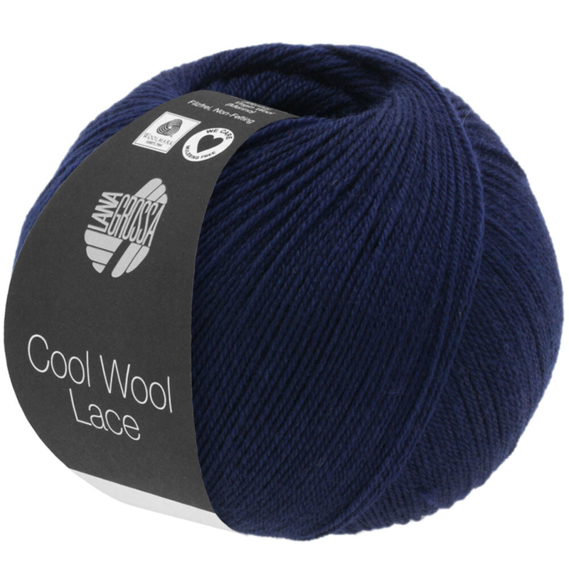 Lana Grossa Cool Wool Lace 23 Nachtblau