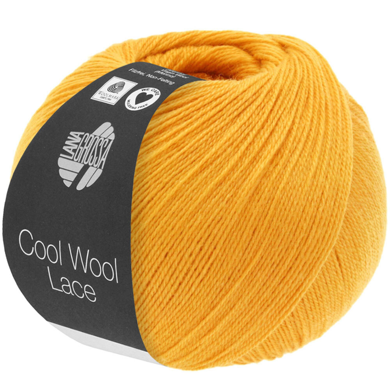 Lana Grossa Cool Wool Lace 49 Gelb