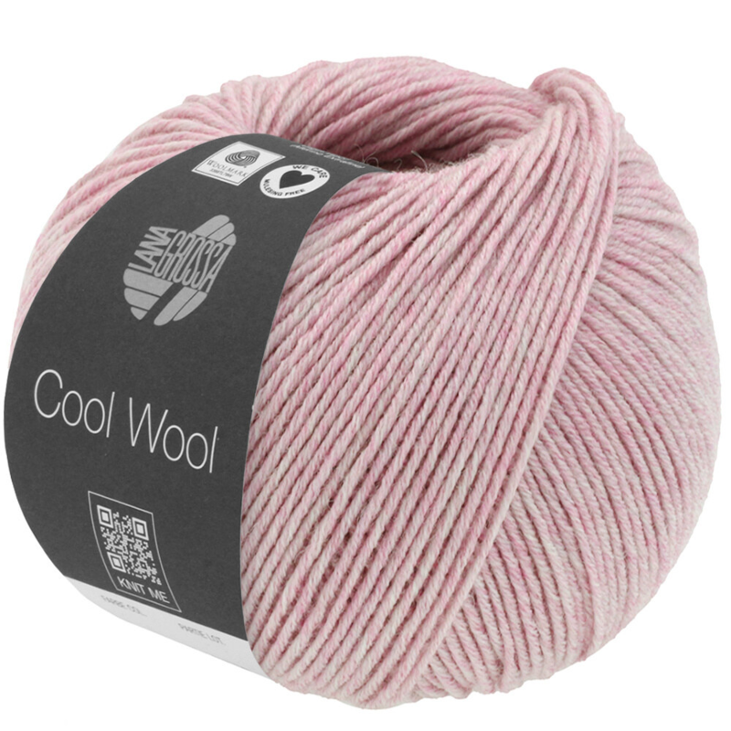 Lana Grossa Cool Wool Mélange 1401 Rosa meliert