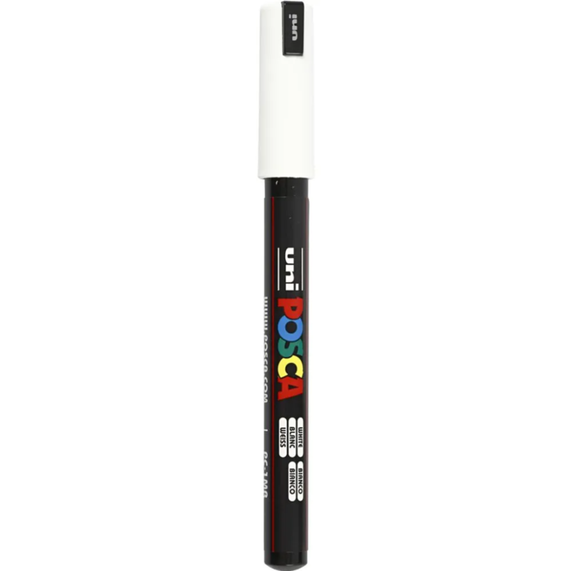 Posca Marker, 0.7 mm, 1 Stk. Weiß