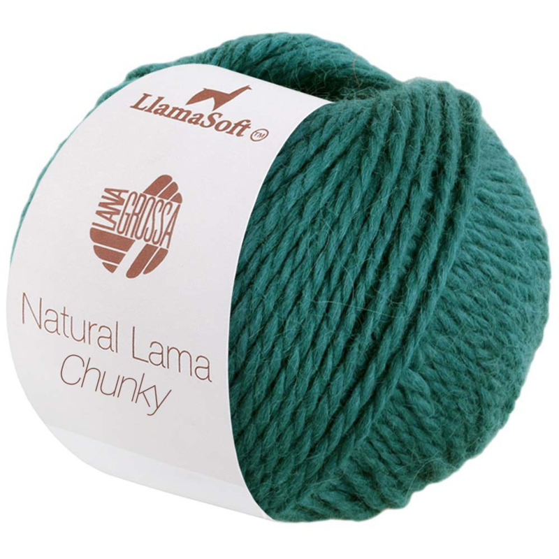 Natural Lama Chunky 07 Türkisblau