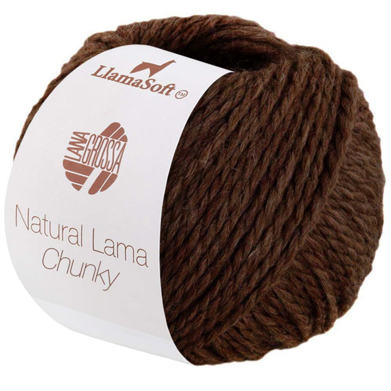 Natural Lama Chunky 13 Schokoladenbraun