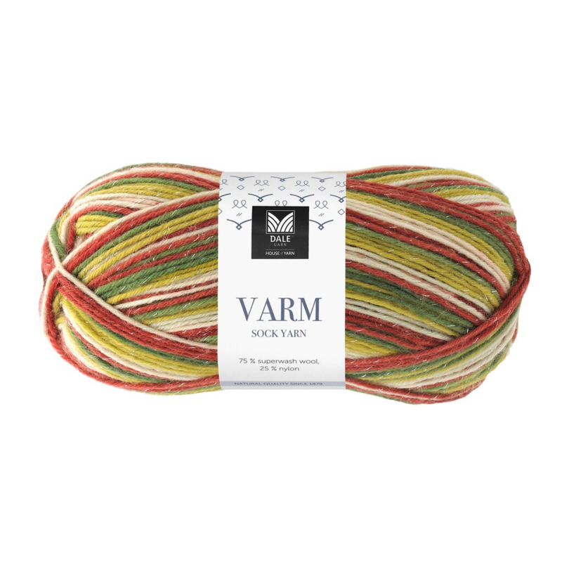 Dale Varm 109 Rot/grün/glitter Druck
