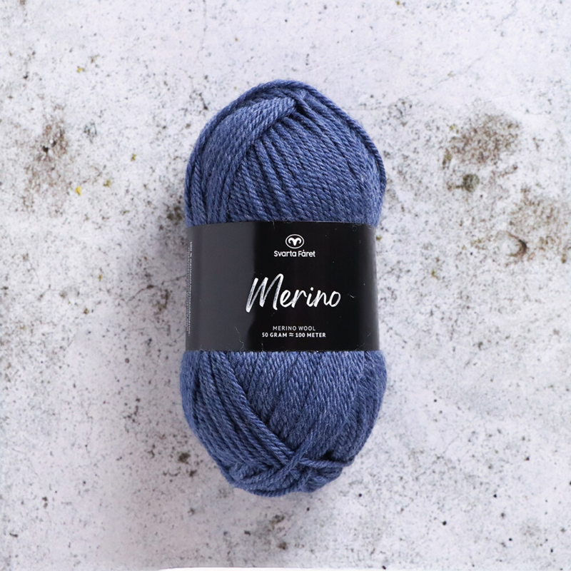 Svarta Fåret Merino 04 Vintage-Denim