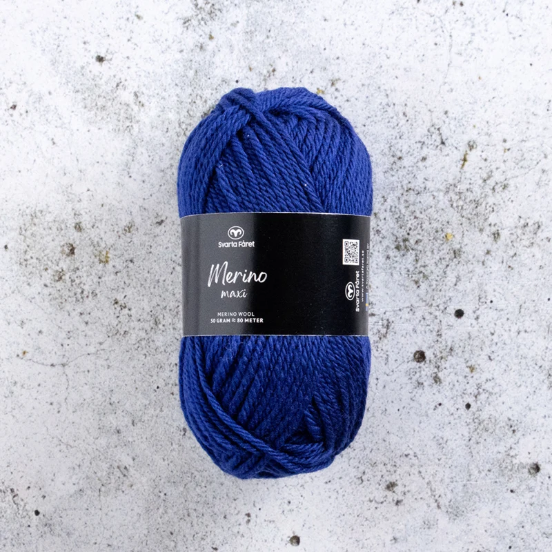 Svarta Fåret Merino Maxi 32 Mitternacht Zeichen