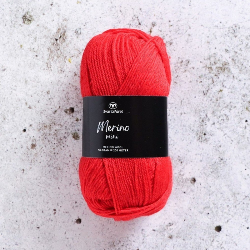 Svarta Fåret Merino Mini 22 Roter Hahn