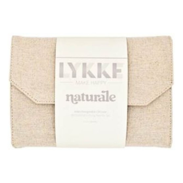 LYKKE Austauschbare Rundstricknadelset Naturale, Beige, 13 cm