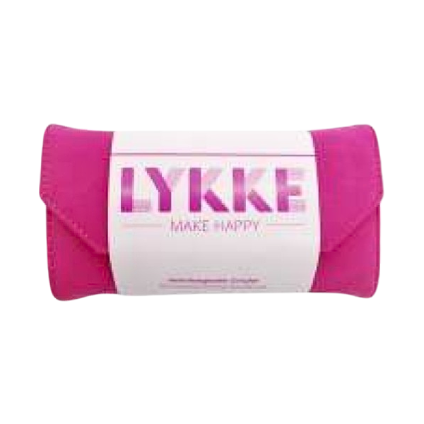 LYKKE Austauschbare Rundstricknadelset Blush, Fuchsia, 9 cm