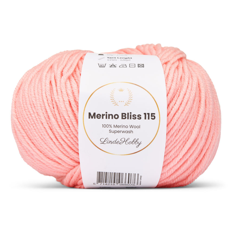 LindeHobby Merino Bliss 115 21 Pfirsichrosa