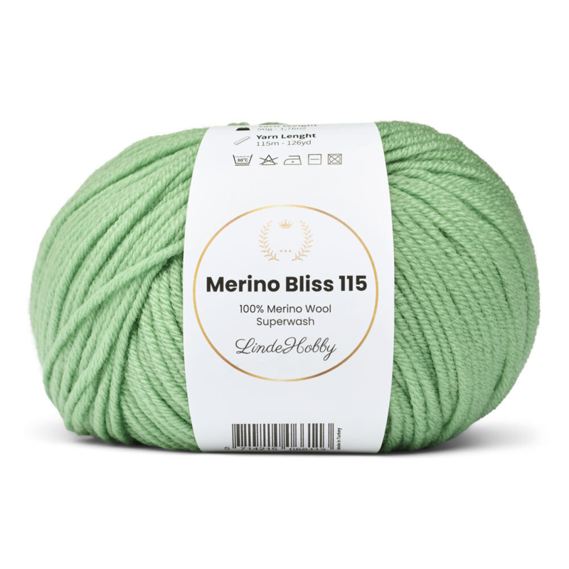 LindeHobby Merino Bliss 115 25 Salbeigrün
