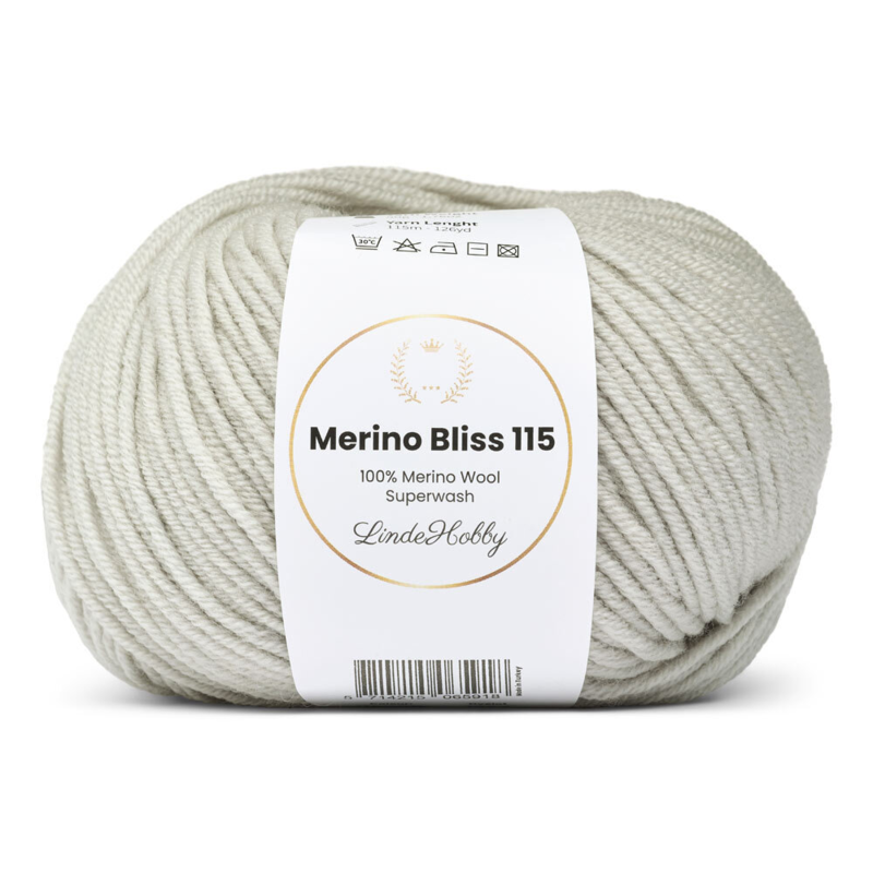 LindeHobby Merino Bliss 115 05 Hellgrau