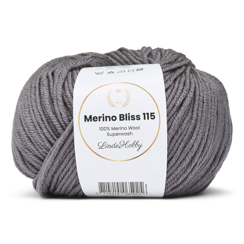 LindeHobby Merino Bliss 115 06 Grau