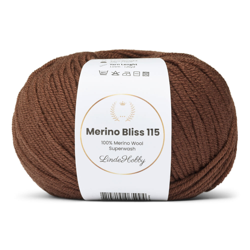 LindeHobby Merino Bliss 115 13 Schokolade