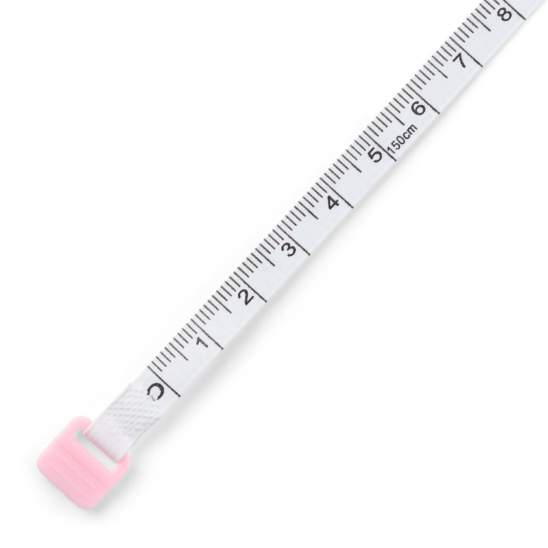 LindeHobby Quadratisches Einziehbares Maßband, 150 cm Pink