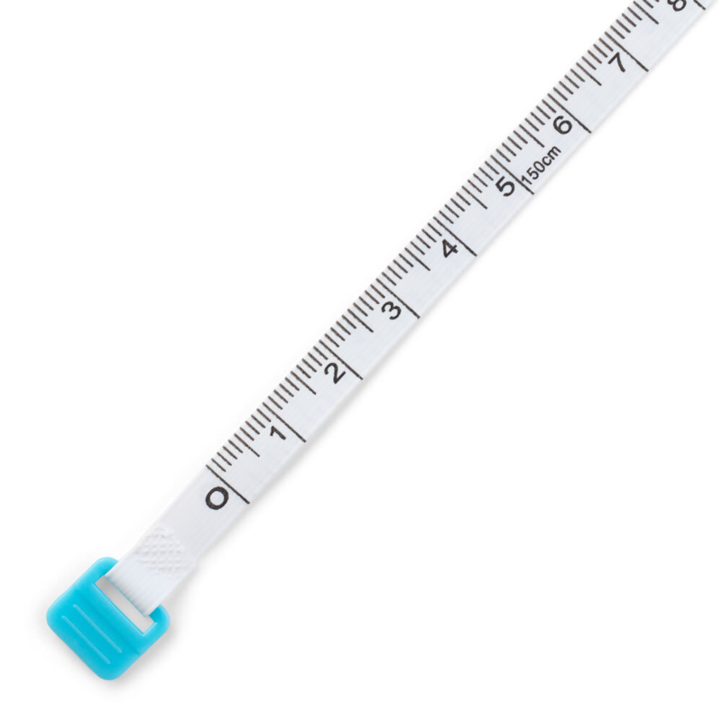 LindeHobby Quadratisches Einziehbares Maßband, 150 cm Blau