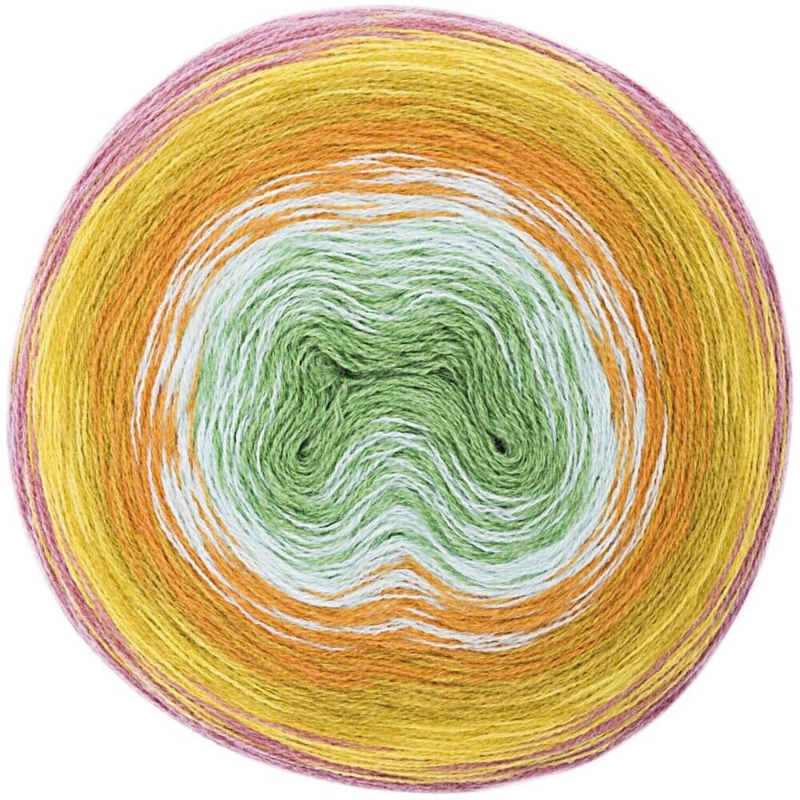 Rico Design Creative Wool Dégradé Super 6 10 Beeren-Grün