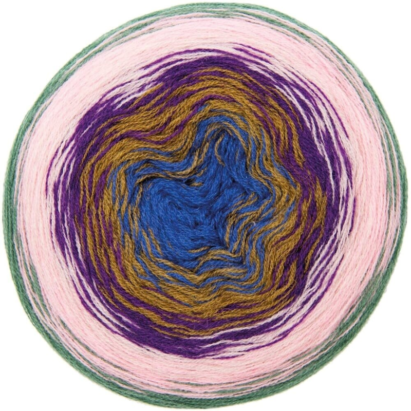 Rico Design Creative Wool Dégradé Super 6 15 Lila-Grün
