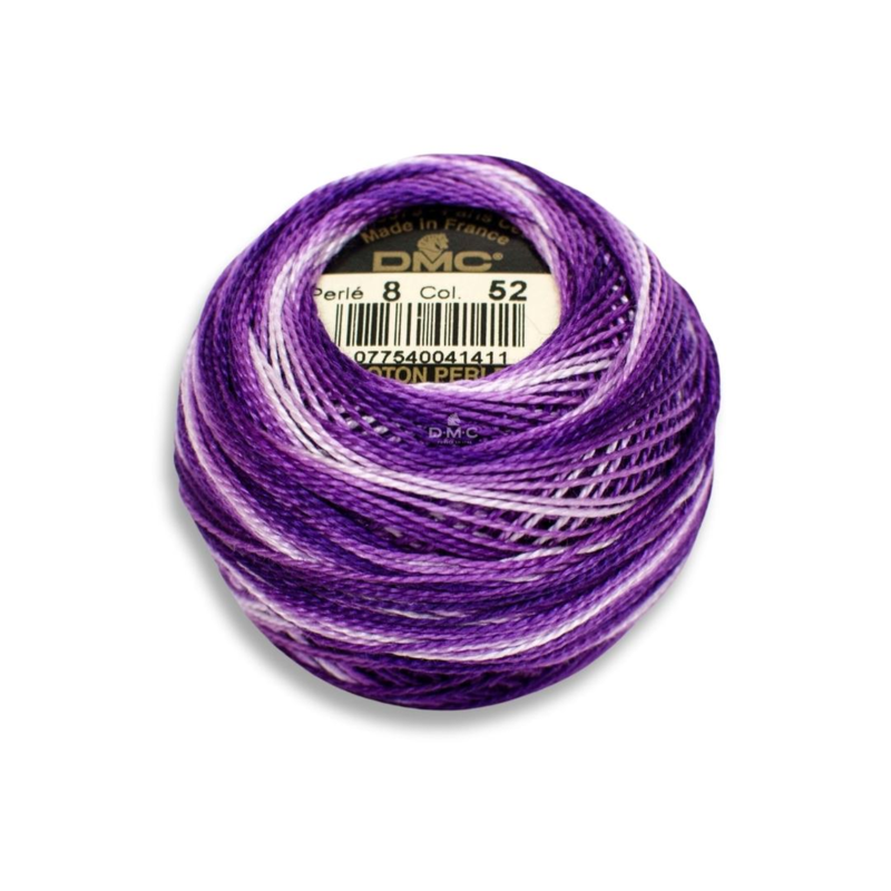 DMC Perlgarn Baumwolle 52 Meliert Violett