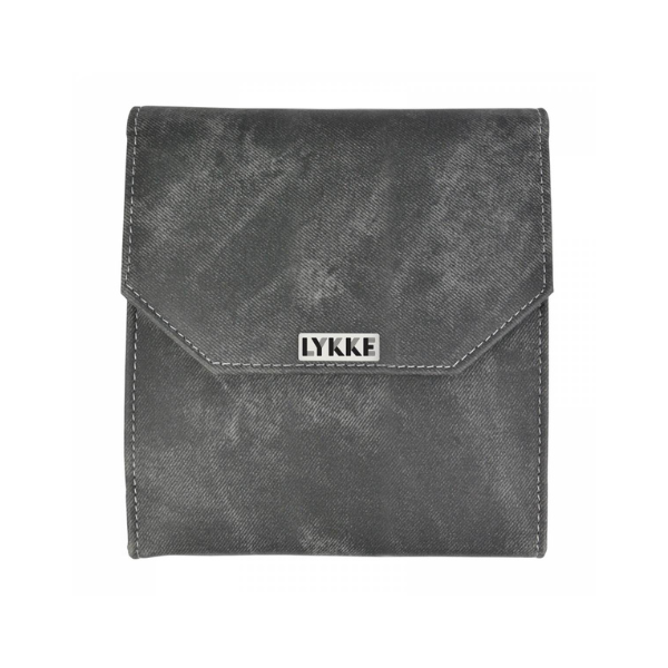 LYKKE Austauschbare Rundstricknadelset Driftwood, Starter Set, Grau, 13 cm