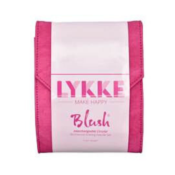 LYKKE Austauschbare Rundstricknadelset Blush, Starter Set, Fuchsia, 13 cm