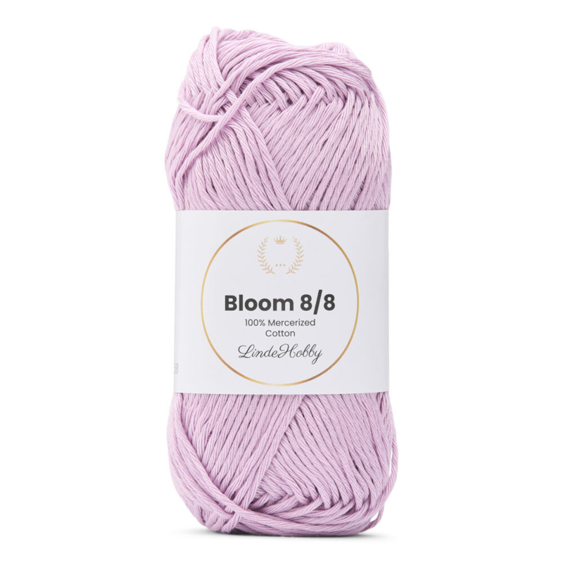 LindeHobby Bloom 8/8 Mercerized Cotton 26 Helles Lila