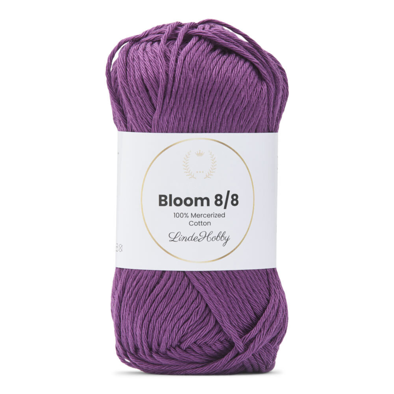 LindeHobby Bloom 8/8 Mercerized Cotton 13 Lila