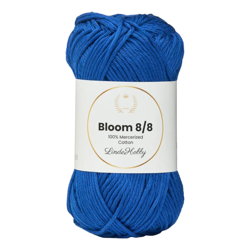 LindeHobby Bloom 8/8 Mercerized Cotton 35 Königsblau