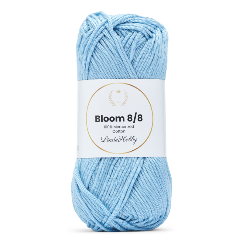 LindeHobby Bloom 8/8 Mercerized Cotton 28 Babyblau