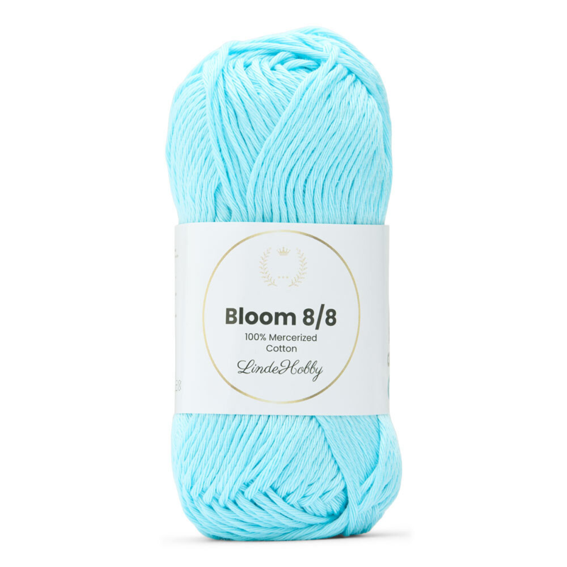 LindeHobby Bloom 8/8 Mercerized Cotton 14 Himmelblau