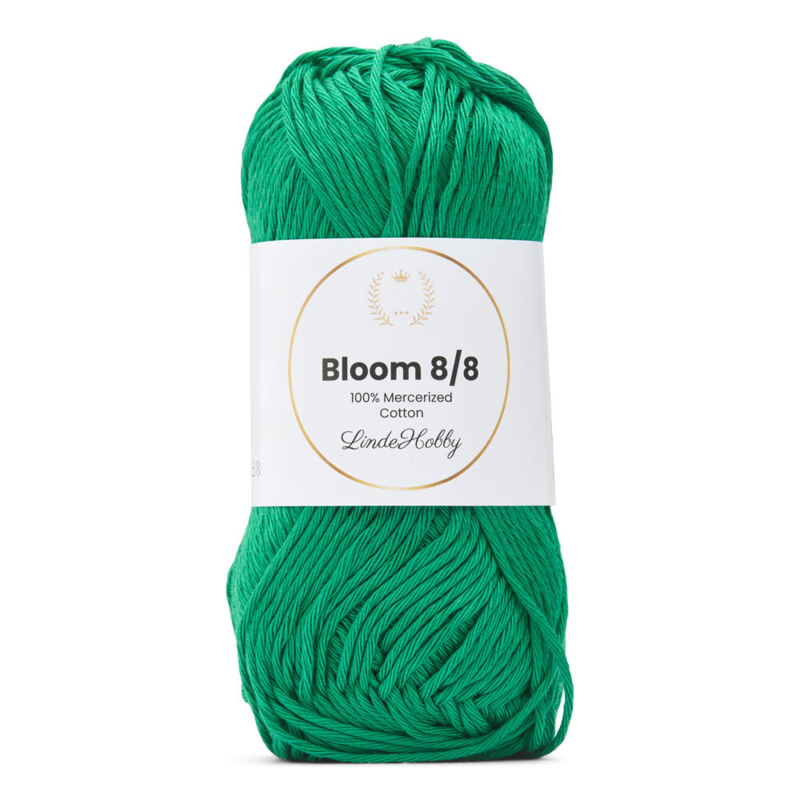 LindeHobby Bloom 8/8 Mercerized Cotton 33 Benetton-Grün