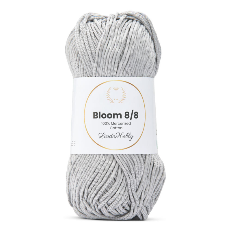 LindeHobby Bloom 8/8 Mercerized Cotton 03 Grau