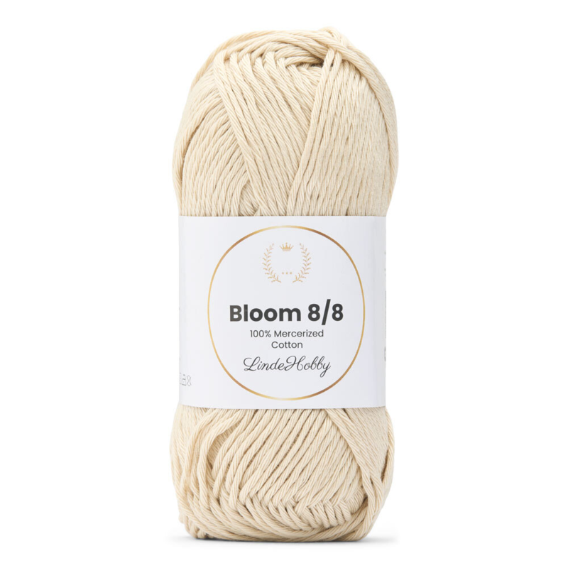 LindeHobby Bloom 8/8 Mercerized Cotton 05 Ecru