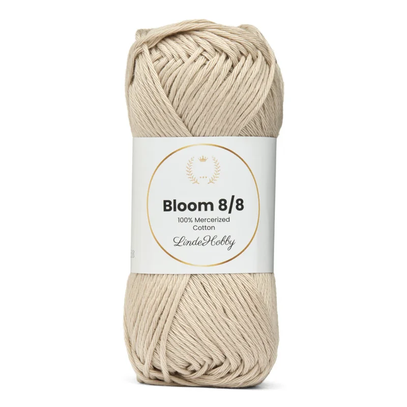 LindeHobby Bloom 8/8 Mercerized Cotton 39 Perlgrau