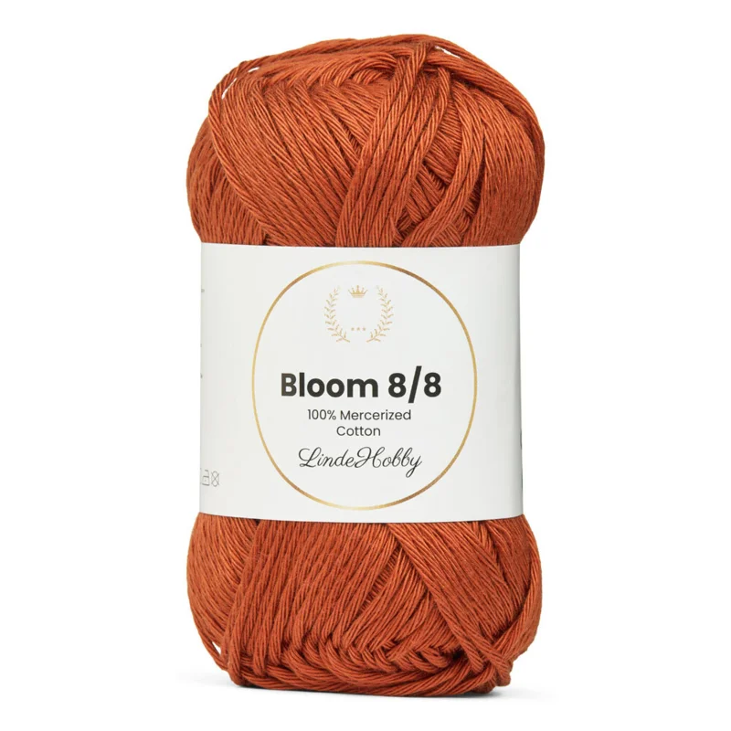 LindeHobby Bloom 8/8 Mercerized Cotton 36 Ziegelfarbe