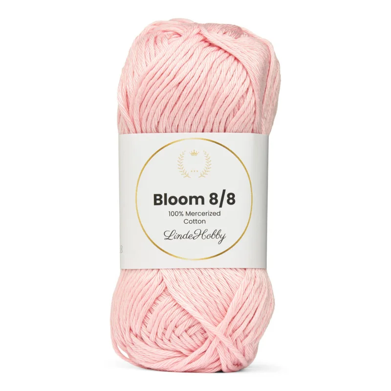 LindeHobby Bloom 8/8 Mercerized Cotton 09 Hellrosa