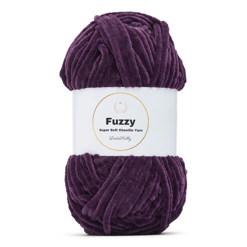 LindeHobby Fuzzy Chenille 15 Pflaume